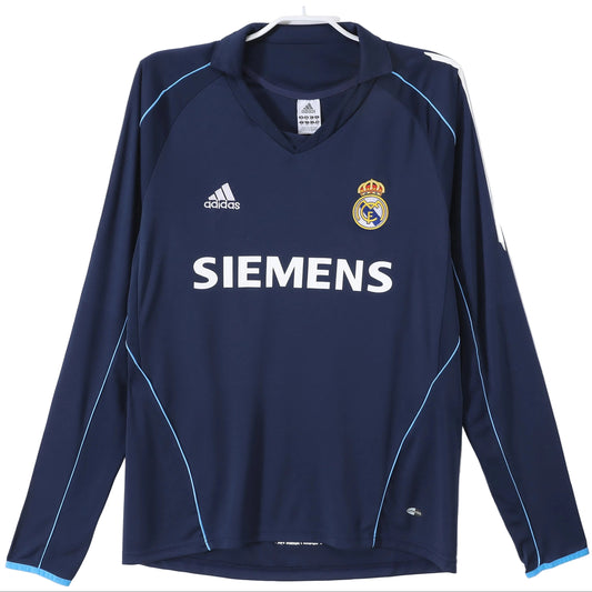 Camisola Retro Real Madrid CF Alternativa 05/06 Manga Comprida