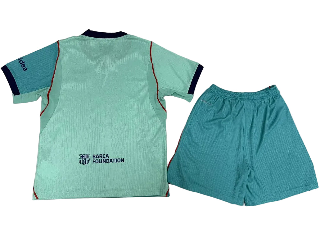 Equipamento Criança FC Barcelona Terceira 26/27