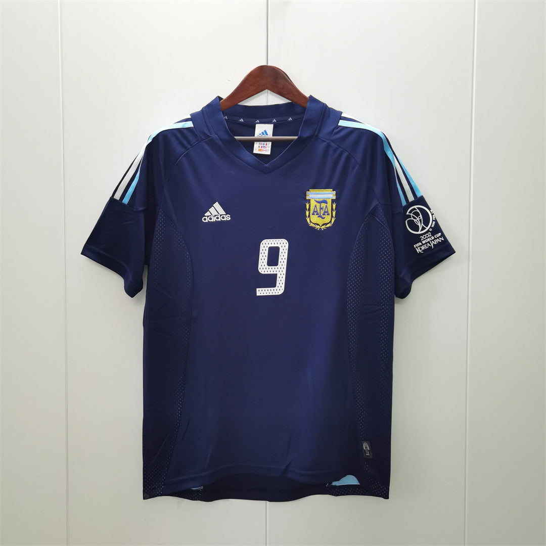 Camisola Retro Argentina Alternativa 2002