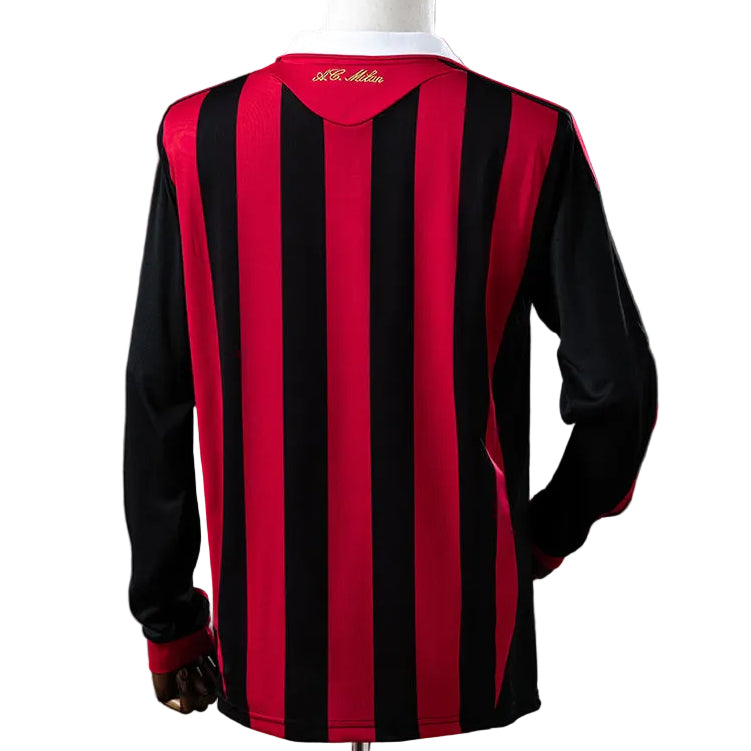 Camisola Retro AC Milan Principal 09/10 Manga Comprida