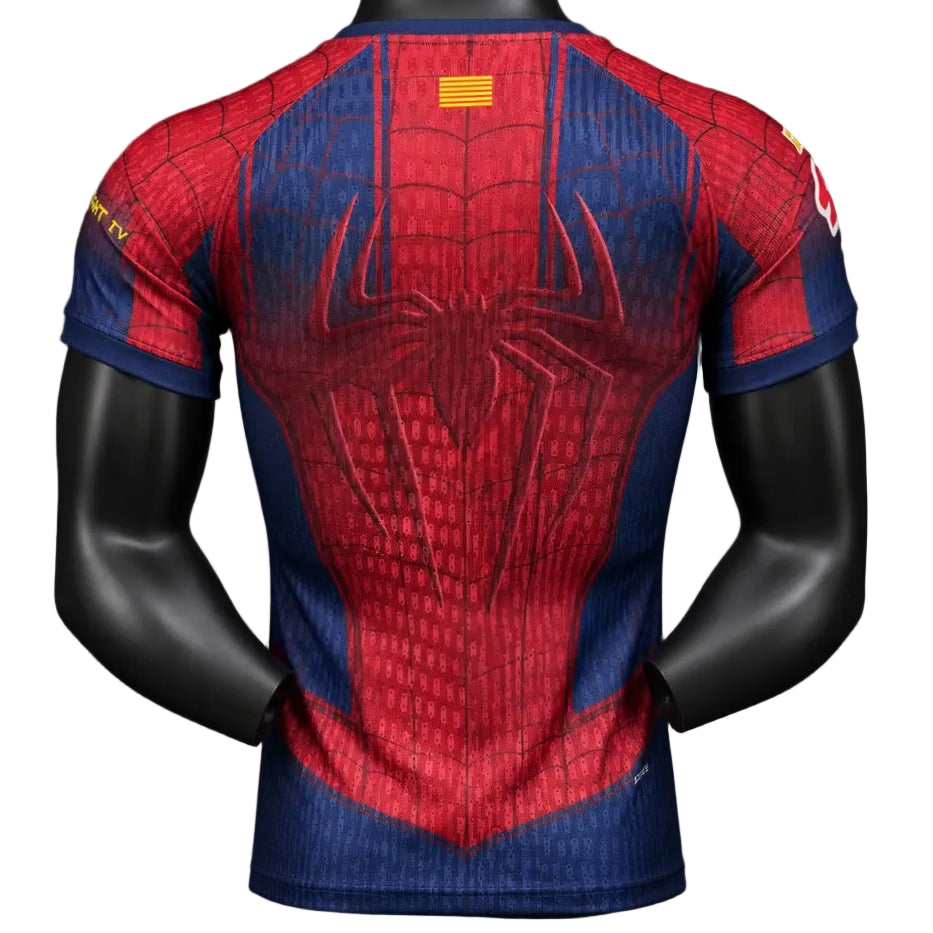 Camisola FC Barcelona x Spider Man 26/27 - Versão Jogador