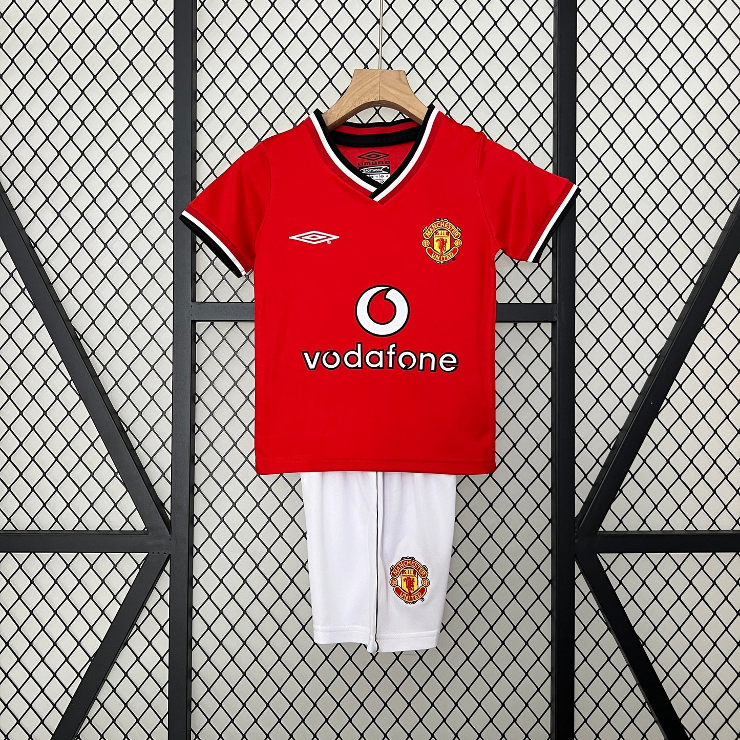 Equipamento Criança Retro Manchester United F.C. Principal 00/01
