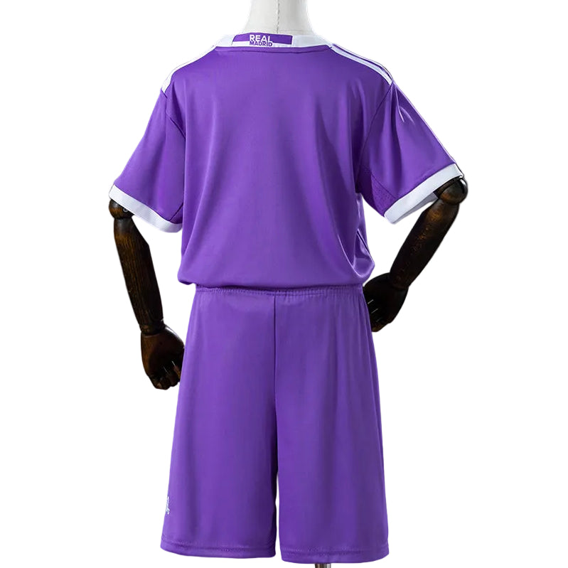 Equipamento Criança Retro Real Madrid CF Alternativo 16/17