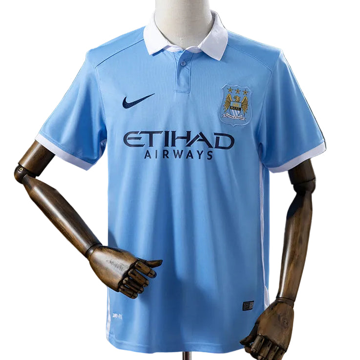 Camisola Retro Manchester City FC Principal 15/16