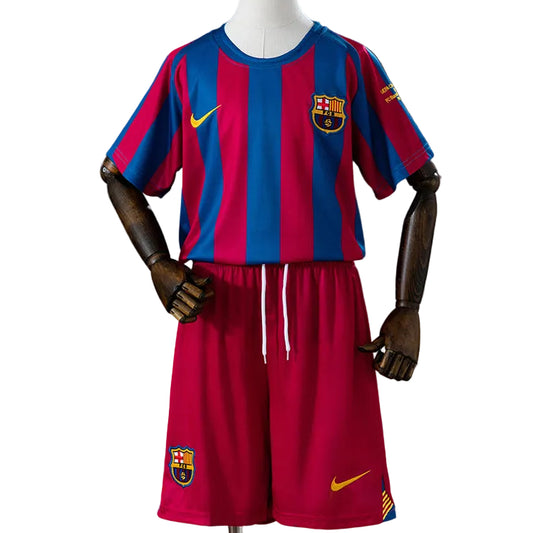 Equipamento Criança Retro FC Barcelona Principal 05/06