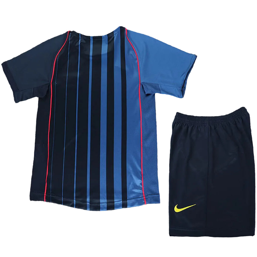 Equipamento Criança Retro FC Barcelona Alternativa 04/05