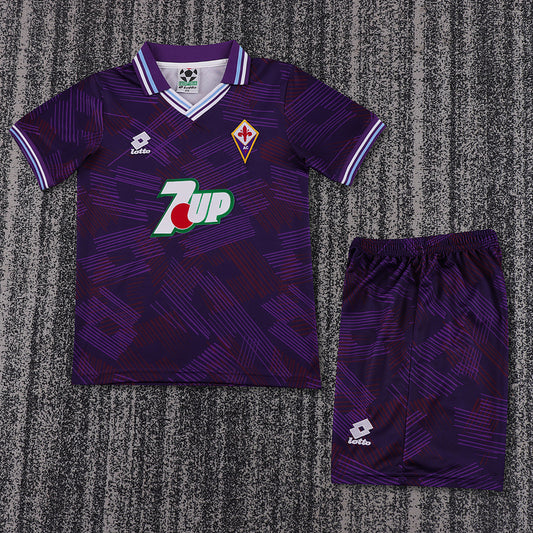 Retro Fiorentina Equipamento Criança 1992