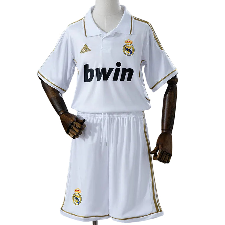 Equipamento Criança Retro Real Madrid CF Principal 11/12