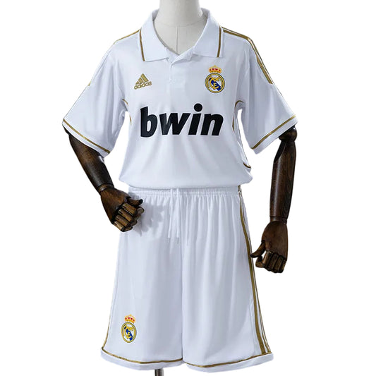 Equipamento Criança Retro Real Madrid CF Principal 11/12