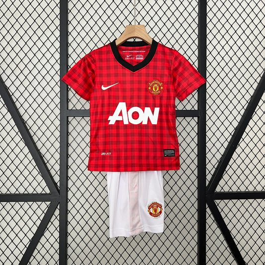 Equipamento Criança Retro Manchester United F.C. Principal 12/13