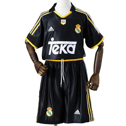 Equipamento Criança Retro Real Madrid CF Alternativa 99/00