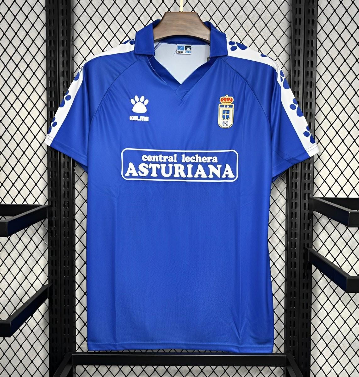 Retro Real Oviedo principal 1990/91