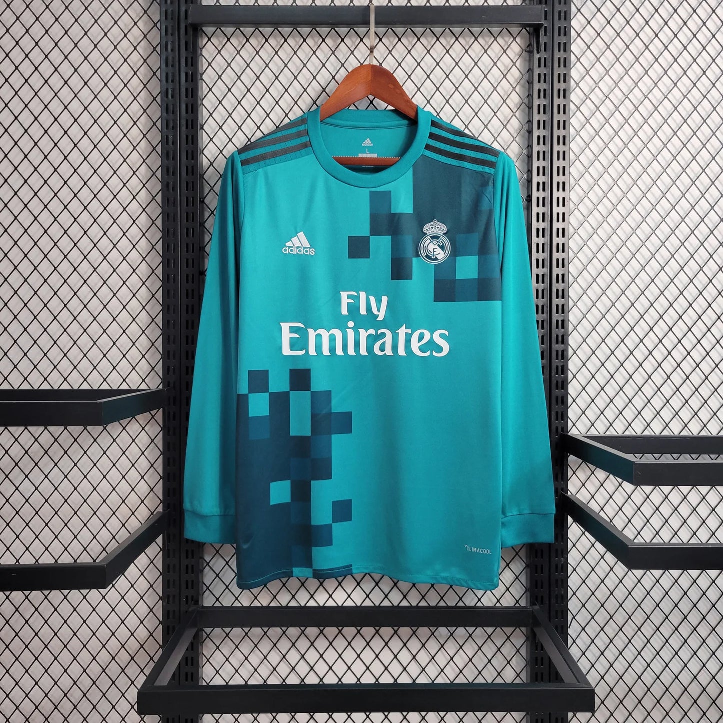 Retro Real Madrid Terceira 2017/18 Manga Comprida