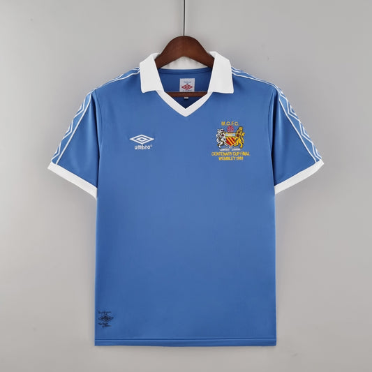 Camisola Retro Manchester City F.C. Principal 81/82