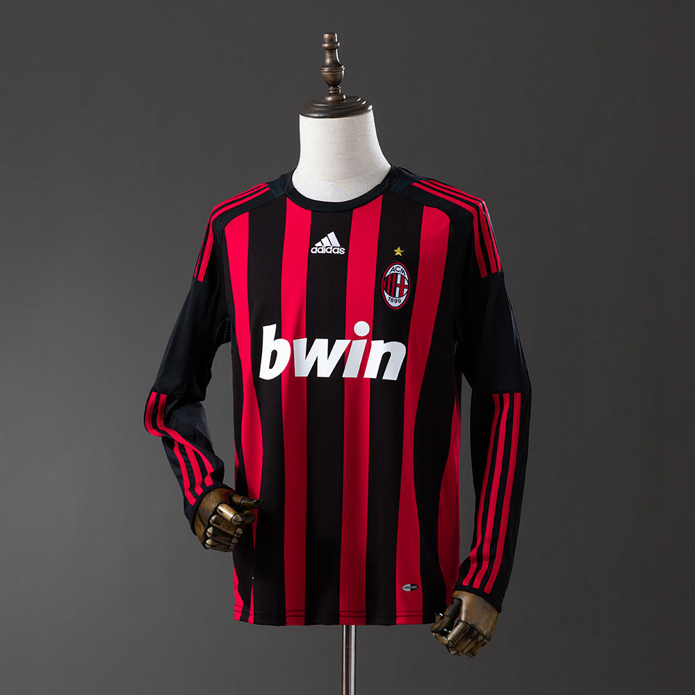 Retro AC Milan Principal 08/09 Manga Comprida