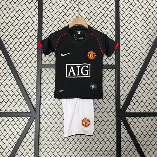 Equipamento Criança Retro Manchester United F.C. Alternativo 07/08