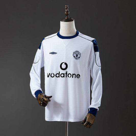Camisola Retro Manchester United F.C. Alternativa 00/01 Manga Comprida