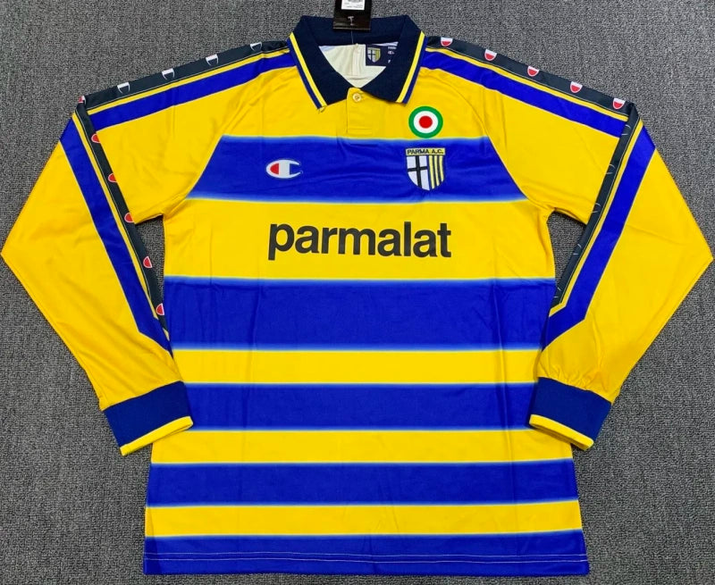 Retro Parma Calcio 1999/2000 Manga Comprida