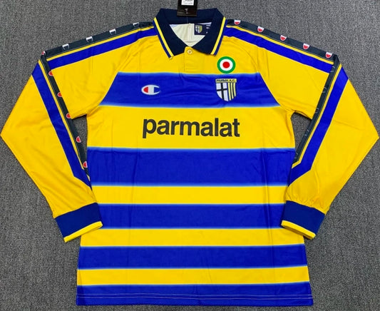 Retro Parma Calcio 1999/2000 Manga Comprida
