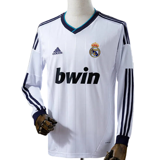 Camisola Retro Real Madrid CF Principal 12/13 Manga Comprida