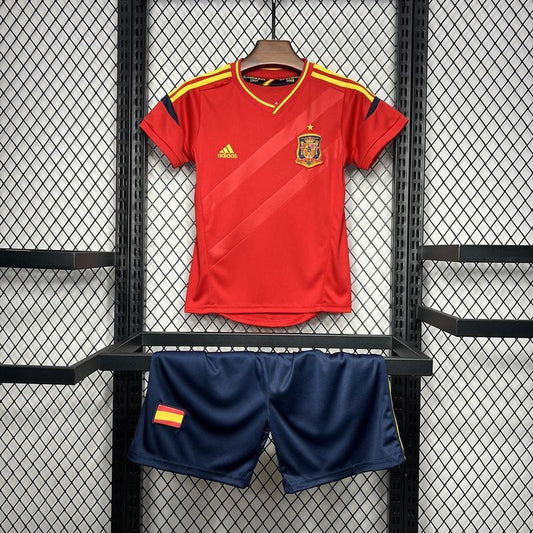 Retro Espanha Equipamento Criança Principal 2012