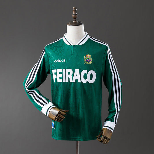 Camisola Retro Deportivo la Coruna Alternativa 99/00 Manga Comprida