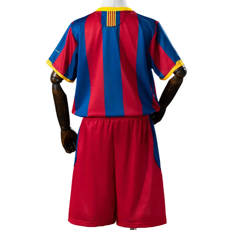 Equipamento Criança Retro FC Barcelona Principal 10/11