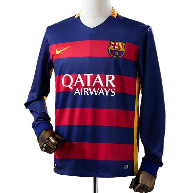 Camisola Retro FC Barcelona Principal 15/16 Manga Comprida
