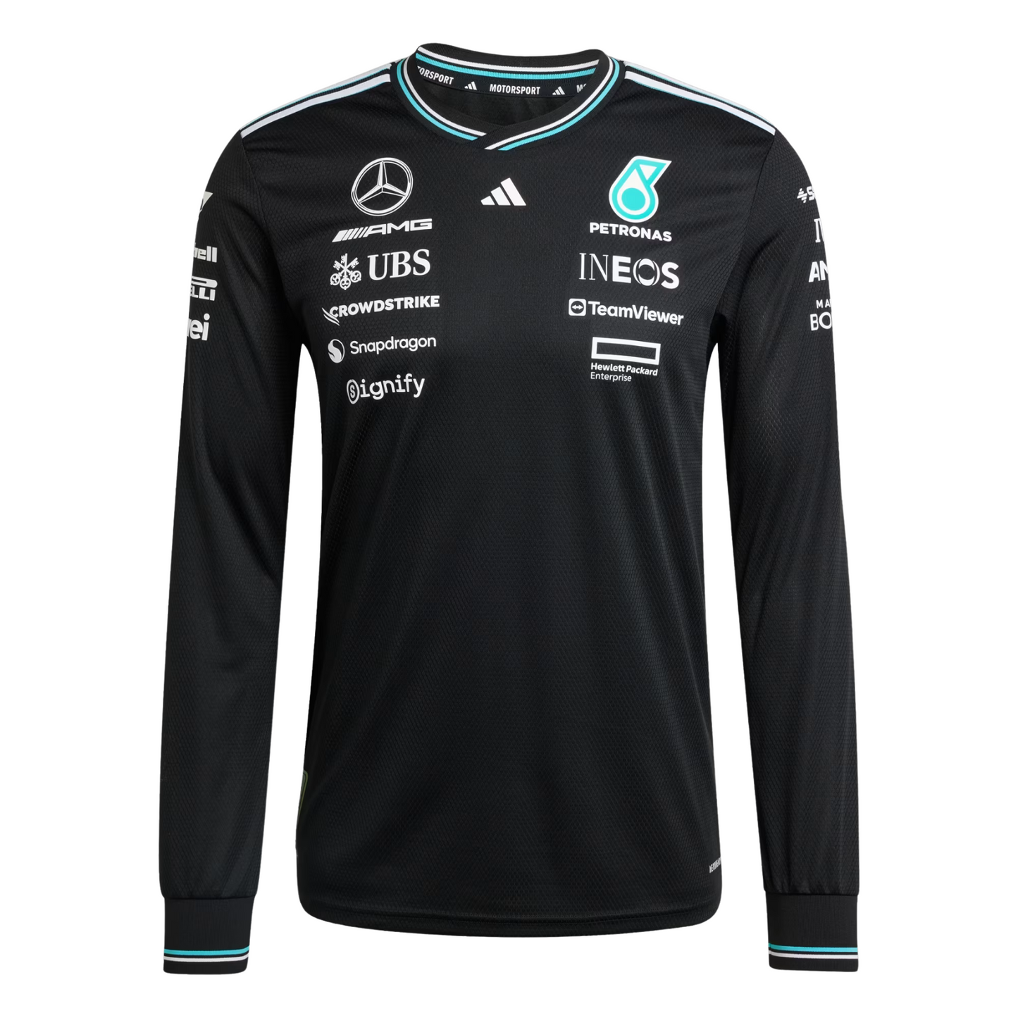 Camisola Mercedes AMG Petronas 2025 - Manga Comprida
