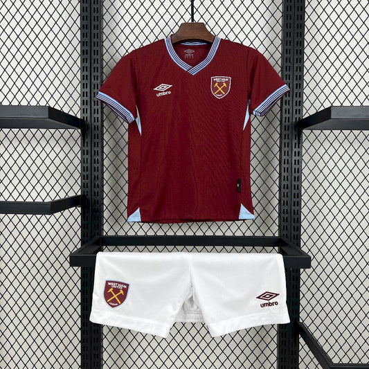 Equipamento Criança West Ham United Principal 25/26