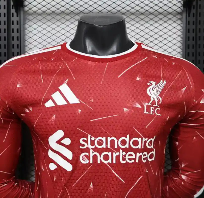 Camisola Liverpool Principal 26/27 Manga Comprida - Versão Jogador