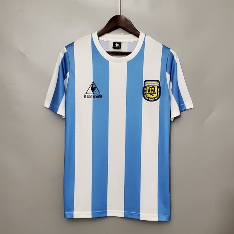 Camisola Retro Argentina Principal 1986