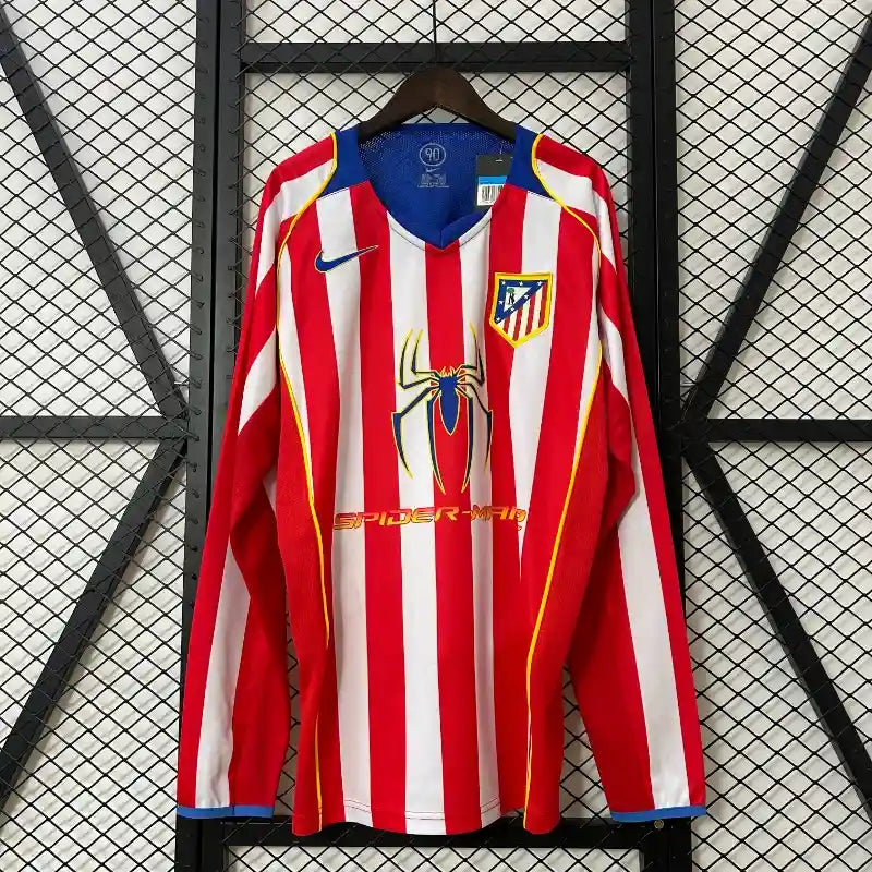 Camisola Retro Atlético de Madrid Alternativa 04/05 Manga Comprida