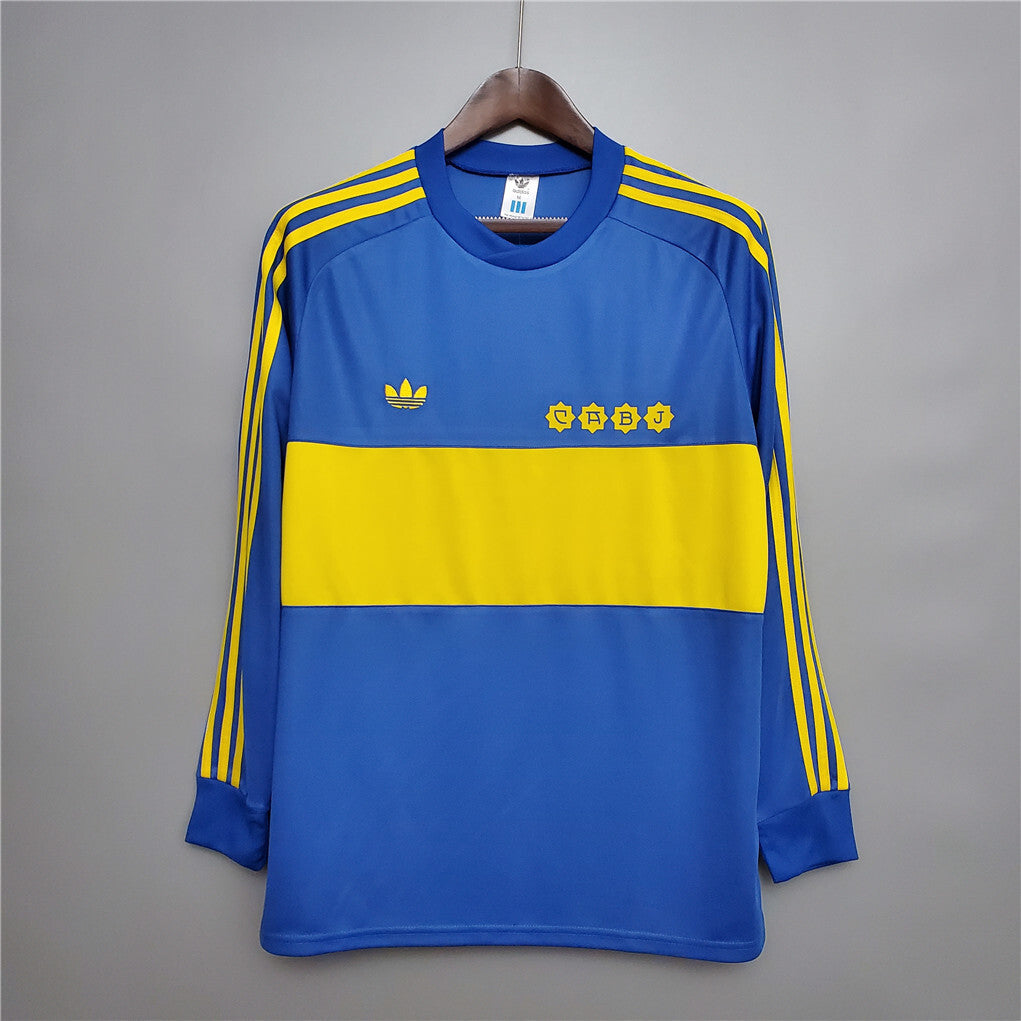 Boca Juniors Retro Principal 1981 Manga Comprida