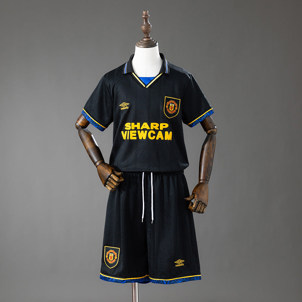 Equipamento Criança Retro Manchester United F.C. Alternativo 93/94