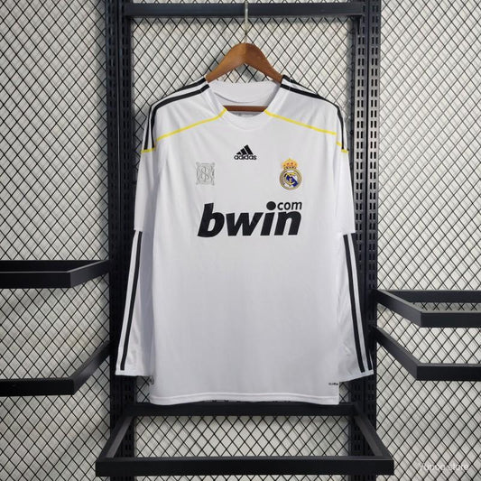 Retro Real Madrid Principal 2009/10 Manga Comprida