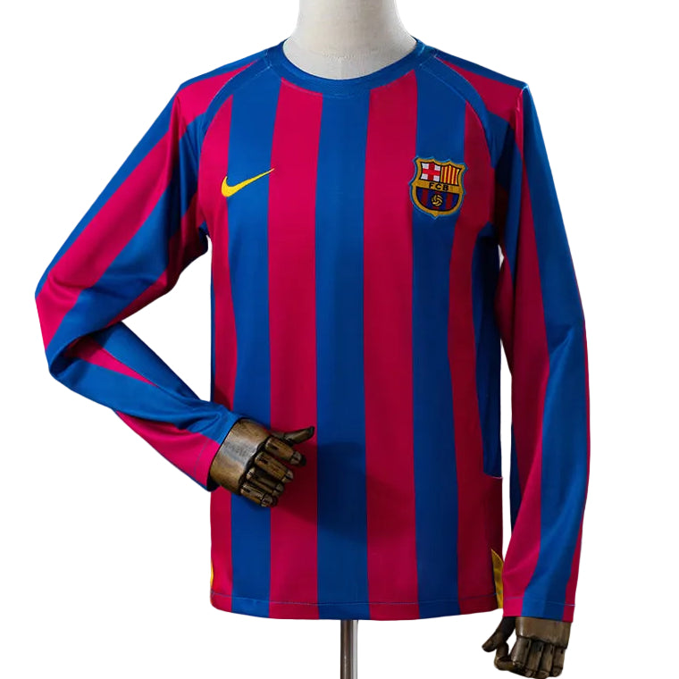 Camisola Retro FC Barcelona Principal 05/06 Manga Comprida