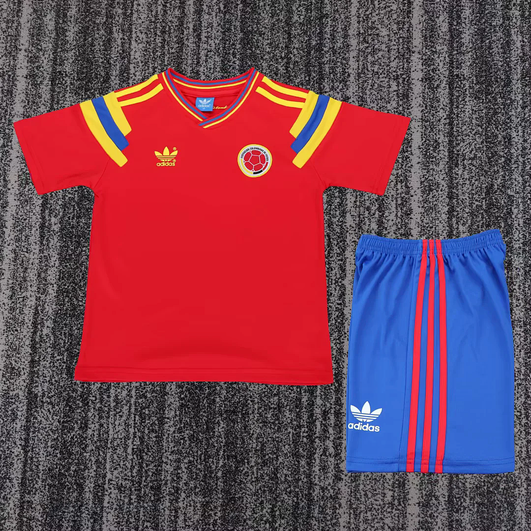 Retro Colômbia Equipamento Criança Alternativa 1990