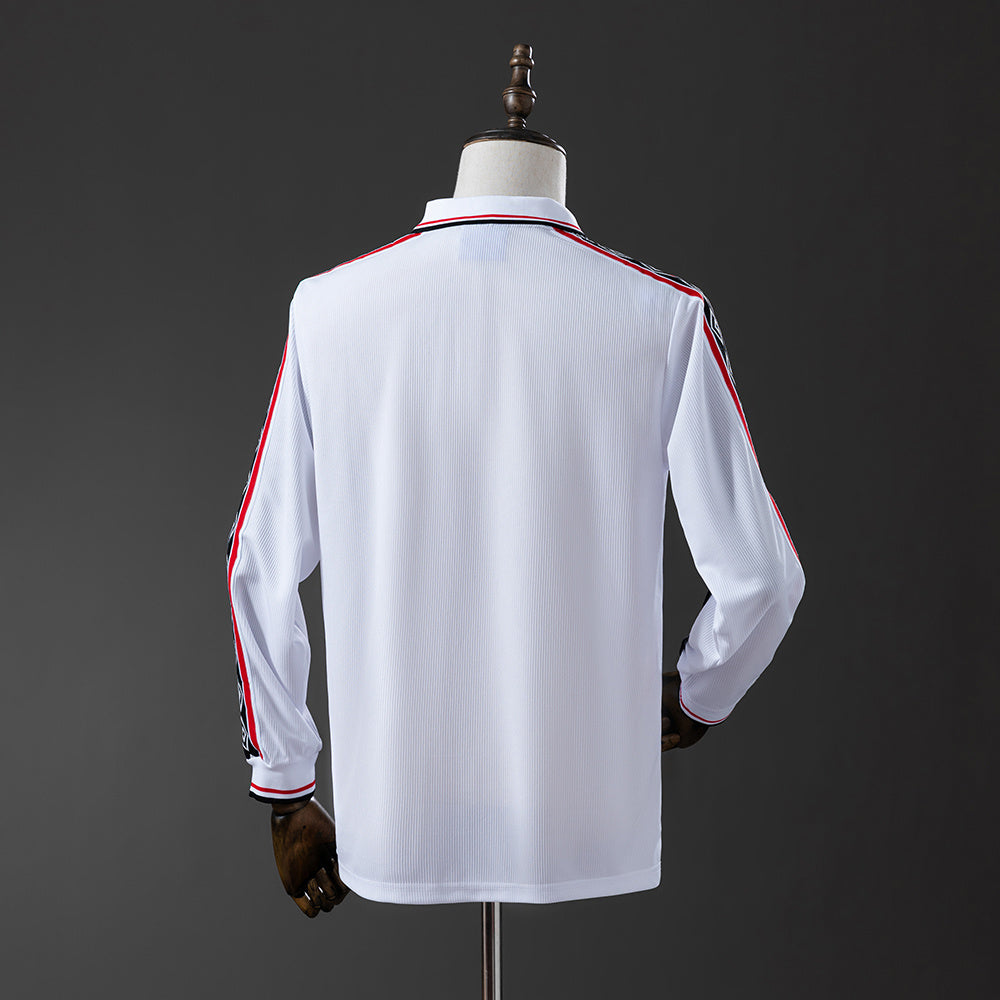 Camisola Retro Manchester United F.C. Alternativa 98/99 Manga Comprida