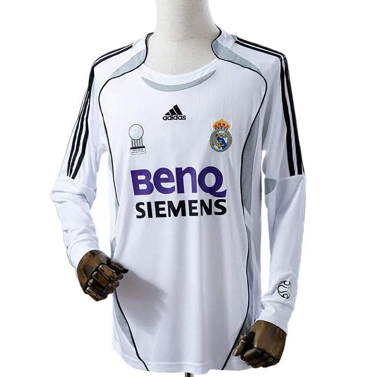 Camisola Retro Real Madrid CF Principal 06/07 Manga Comprida