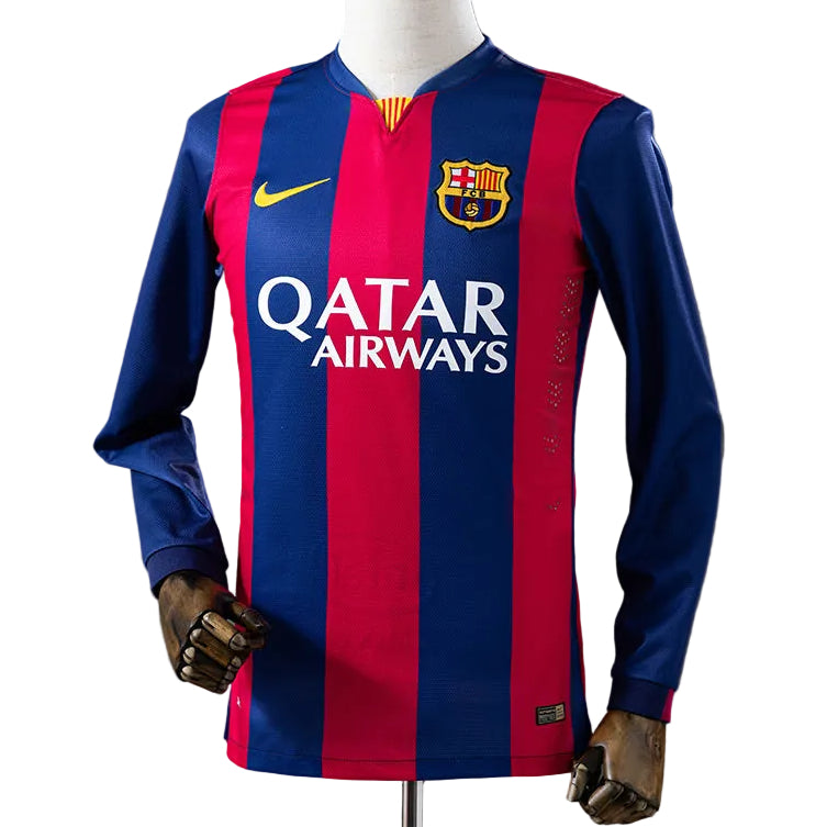 Camisola Retro FC Barcelona Principal 14/15 Manga Comprida