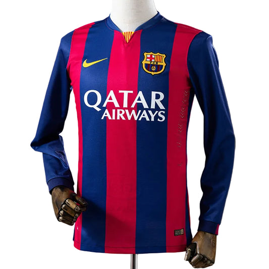 Camisola Retro FC Barcelona Principal 14/15 Manga Comprida