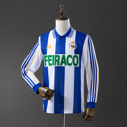 Camisola Retro Deportivo la Coruna 99/00 Manga Comprida