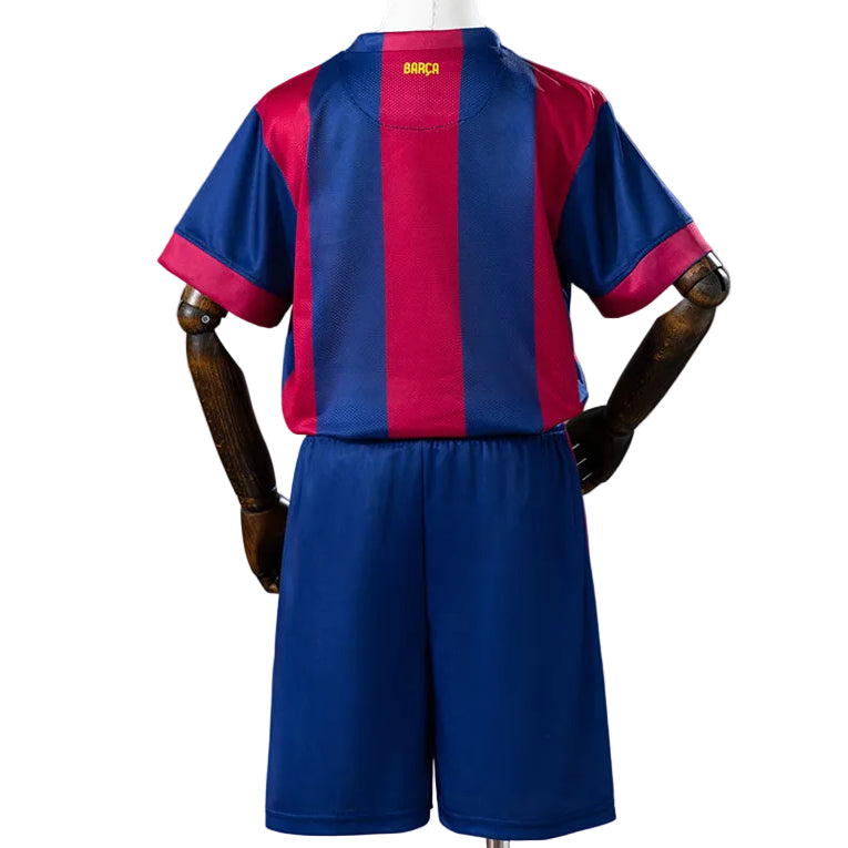 Equipamento Criança Retro FC Barcelona Principal 14/15
