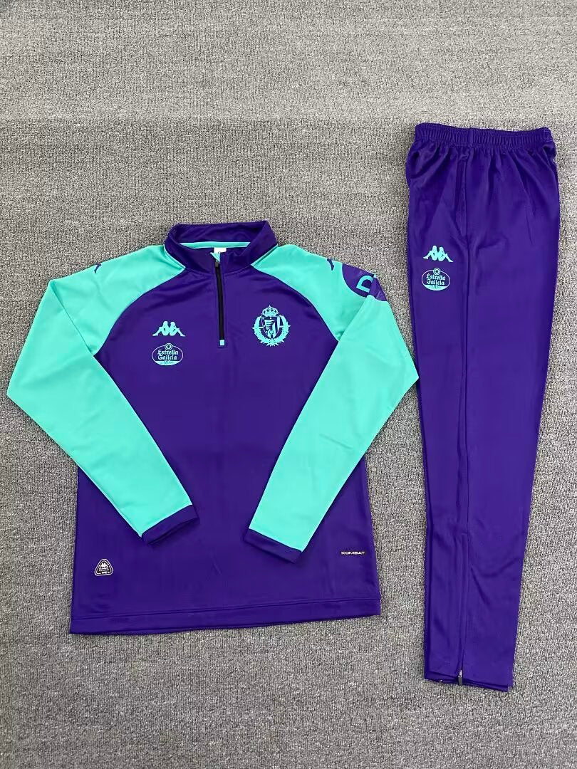 Fato de Treino Real Valladolid 1/2 ZIP