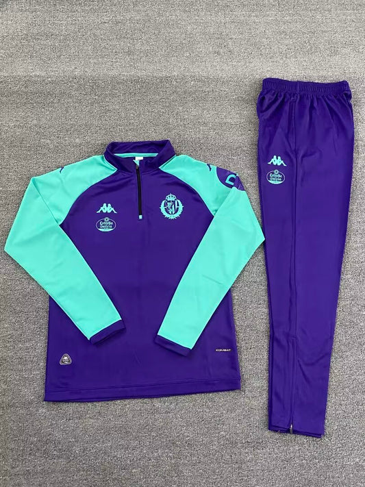 Fato de Treino Real Valladolid 1/2 ZIP