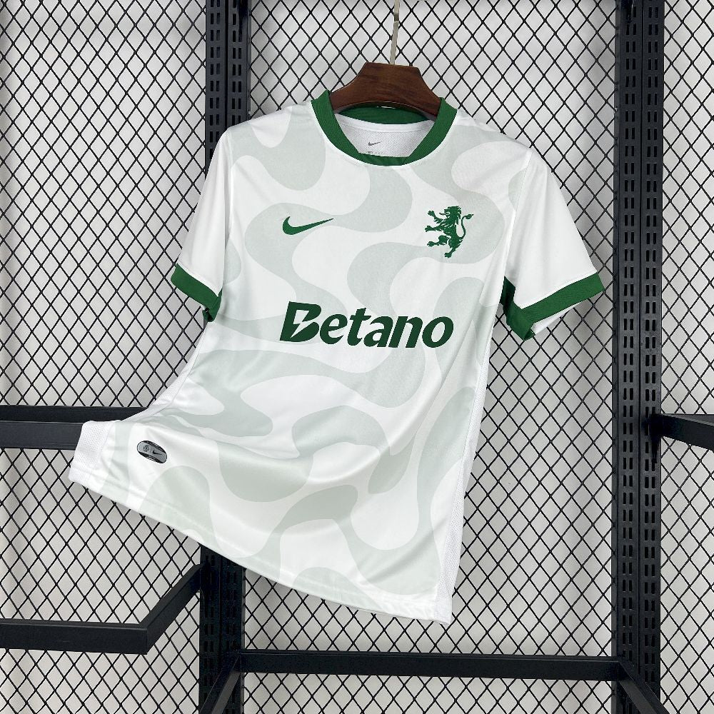 Sporting Camisola Alternativa Branca 2025/26