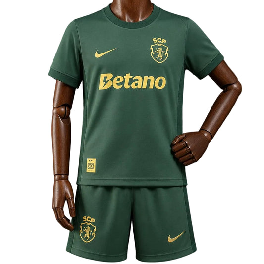 Equipamento Criança Sporting CP Aniversário 120 Anos 26/27