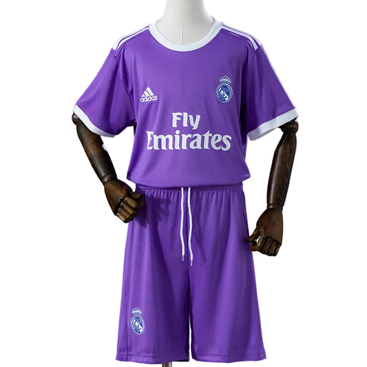 Equipamento Criança Retro Real Madrid CF Alternativo 16/17
