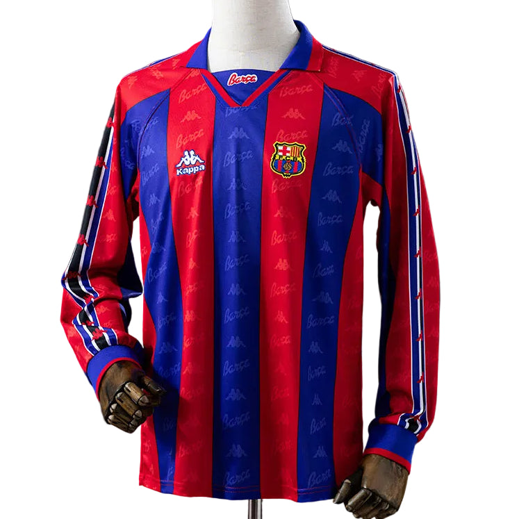 Camisola Retro FC Barcelona Principal 96/97 Manga Comprida